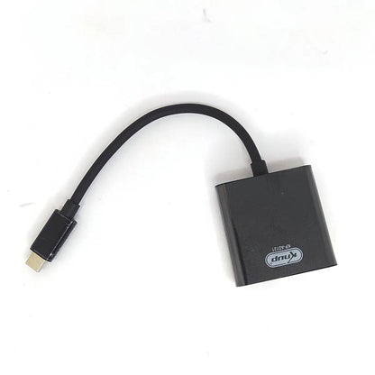 Adaptador Conversor USB Tipo C Macho Para Vga Fêmea Knup - KP-AD121