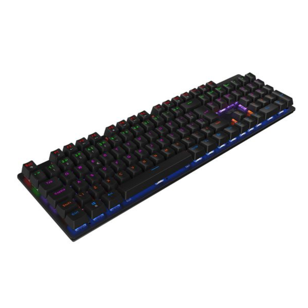 Teclado Gamer Mecanico Vinik 100% C/ Fio RGB Anihi Full Switch Red - ANIHIWHRD