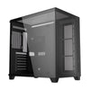 Gabinete Gamer PCYes Mid Tower Forcefield MAX Black Vulcan Preto Com Lateral e Frente em Vidro Temperado - GFFMAXBV