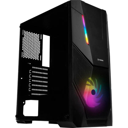 Gabinete Gamer Fortrek Mid Tower Black Hawk Rgb Com lateral em Acrilico - Pn 70570