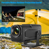 Projetor Hy320 Full HD 1080P 4K Wi-fi 6 Android 13 C/ Controle Remoto Preto