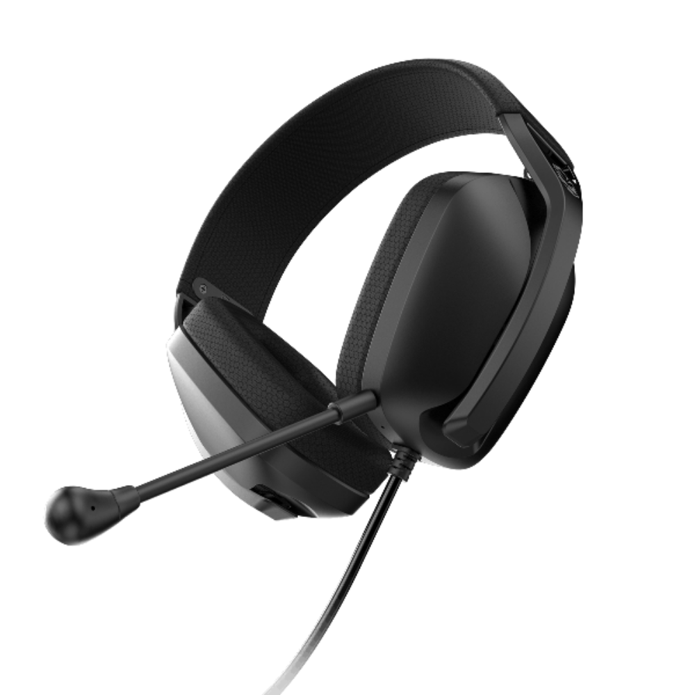 Headset Gamer PCYes Nyra Black Mic Destacável C/ Cabo P2 3,5mm - HGNYBV