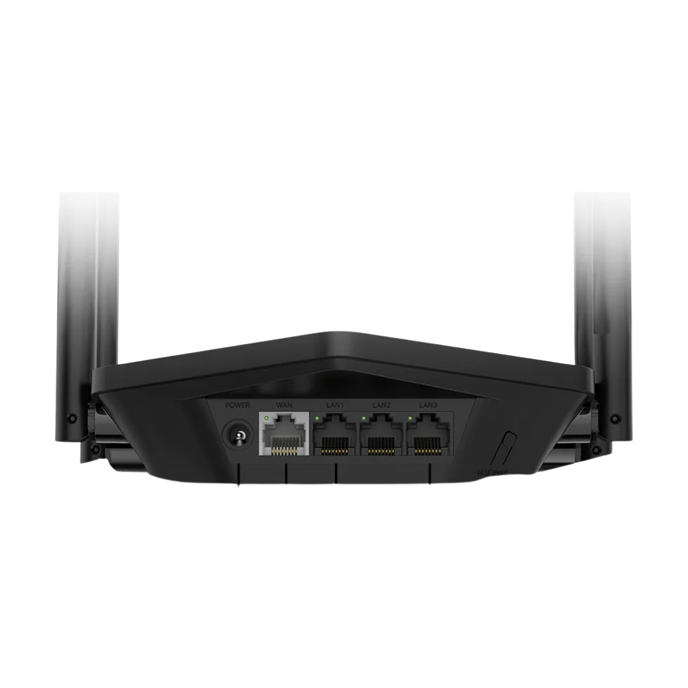 Roteador Mercusys Wireless Wi-fi 6 Dual Band AX3000 Preto - MR80X