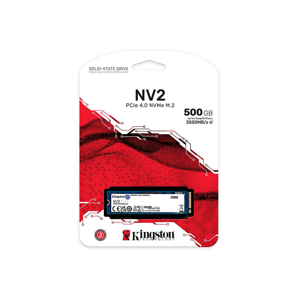 Ssd M.2 NVMe 500gb (480gb) NV2 Kingston 2280 PCI-E - SNV2S/500G