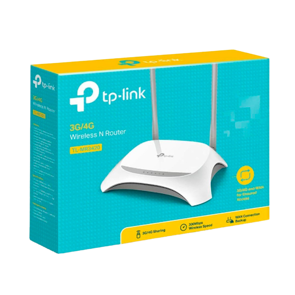 Roteador Wireless Tp-Link 300mbps N 3g/4g - Tl-Mr3420