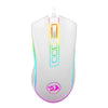 Mouse Gamer Redragon King Cobra Lunar Branco RGB - M711W-FPS