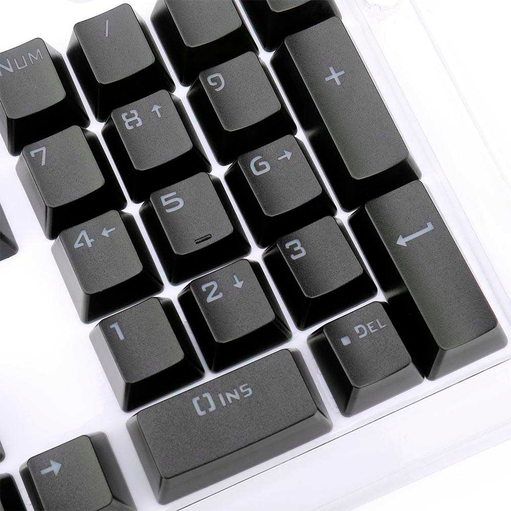 Conjunto de Keycaps Redragon Double Shot Preto - A108