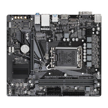 Placa Mae Gigabyte H610M H V3 Matx Intel Lga 1700 Ddr4 Hdmi USB 3.2 D-Sub M.2 (12a até 14a Geração)