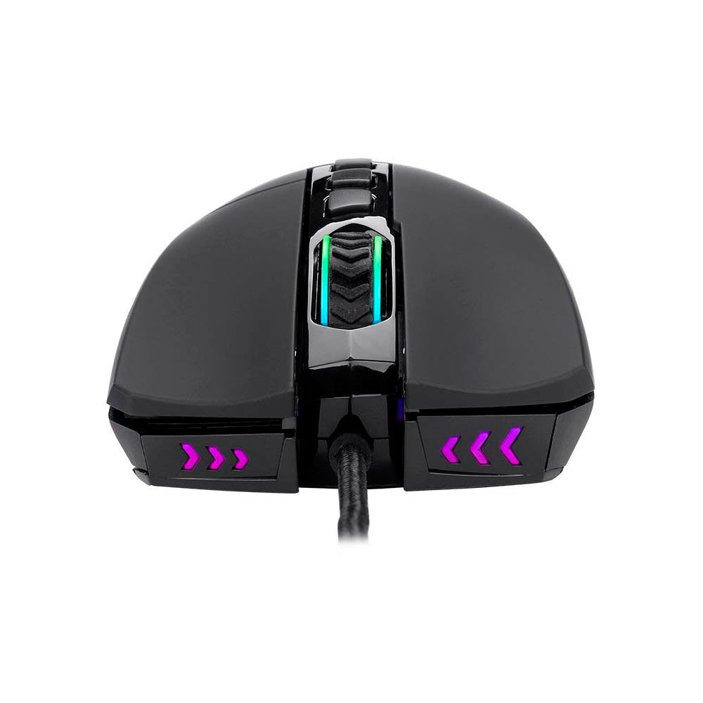 Mouse Gamer Redragon Plank 16000 dpi 9 Botões Preto RGB - M812-RGB