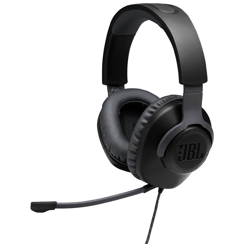 Headset Gamer Jbl Quantum 100 M2 P3 C/ Microfone Removível Preto - JBLQTUM100M2BLK