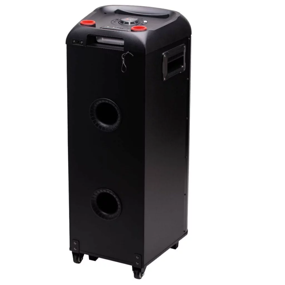 Caixa De Som Bluetooth Polyvox Torre Amplificada 2000W Full Led TWS - XT-990T