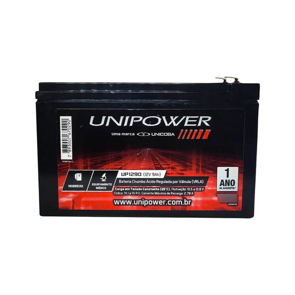 Bateria para Nobreak 12v 9ah Unipower - UP1290