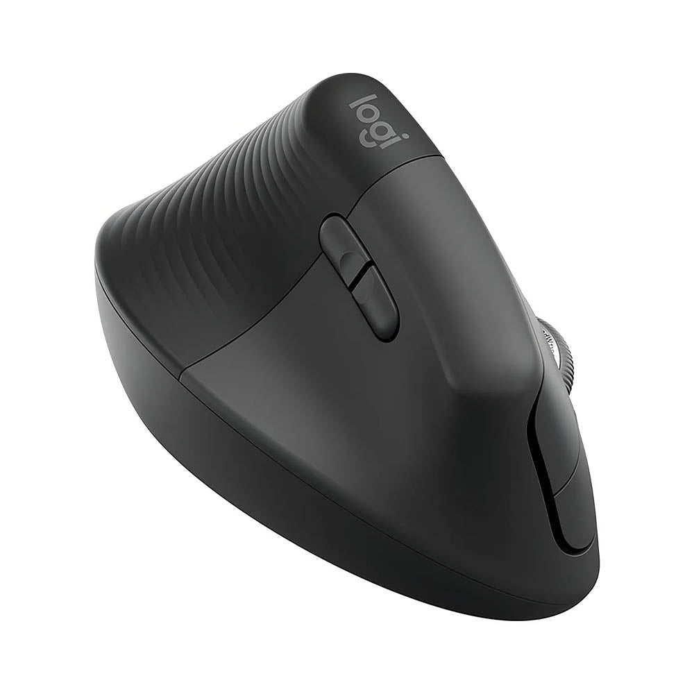 Mouse Ergonomico Sem Fio Logitech Lift Left (P/ Canhotos) Vertical Usb Grafite Wireless / Bluetooth - 910-006467