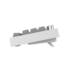 Teclado Gamer Mecanico PCYes Mecka White Ghost 65% Switch Blue Led Rainbow - TPMKWGBL