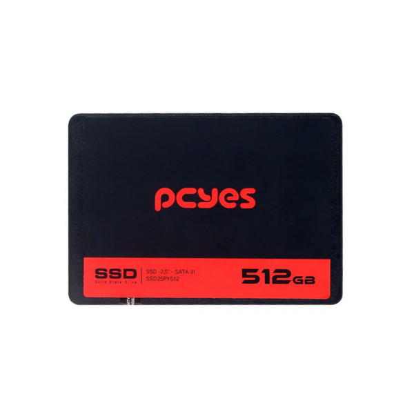 Ssd 480gb (512Gb) PCYes Sata III 2.5" 550Mb/s - SSD25PY512