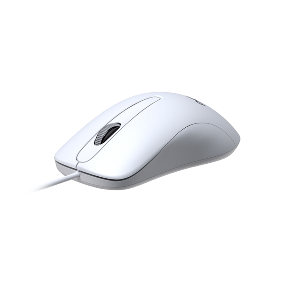 Mouse Usb 2 Metros PCYes Soft Branco / Cinza - PCOSF2W