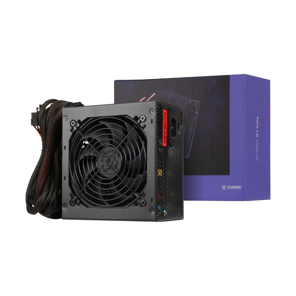 Fonte Real Atx 500w Fortrek 80 Plus Bronze Black Hawk PFC Ativo S/ Cabo Biv - 70459