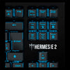 Teclado Gamer Mecanico Gamdias Led Azul Preto - HERMES E2 BLUE (BR/RED)