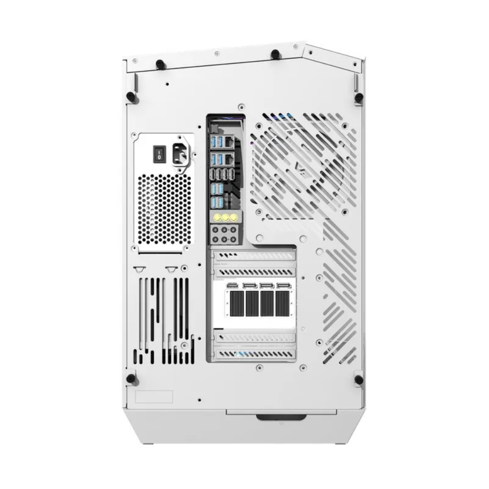 Gabinete Gamer Darkflash Atx DY470 Branco Com Lateral e Frente em Vidro Temperado ARGB - DY470 ARGB White