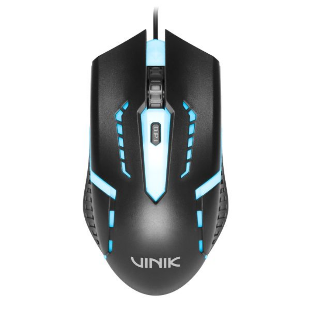 Mouse Gamer Usb Vinik Norkes 1500Dpi Rgb Rainbow 1.5m Preto - MGNKRGB