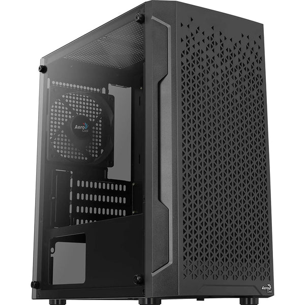 Gabinete Gamer Aerocool Mini Trinity Com lateral em Vidro Temperado Preto - 73880