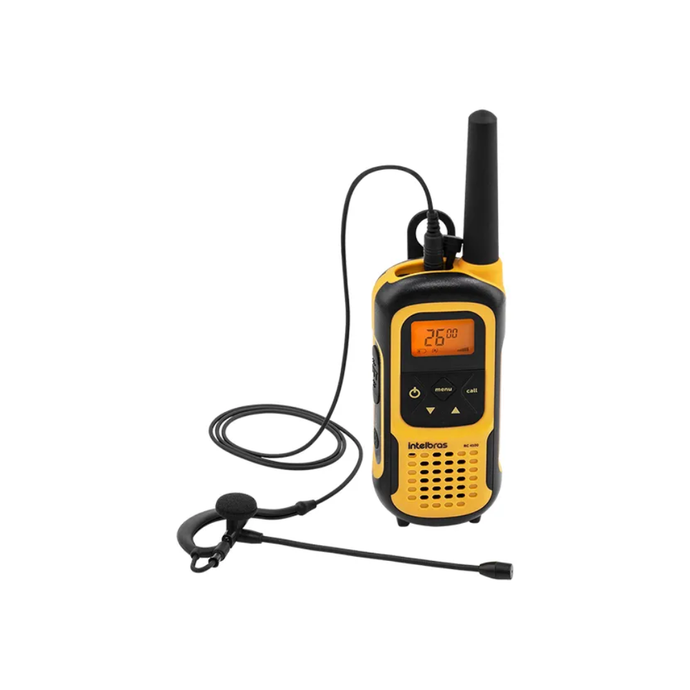 Fone De Ouvido Para Rádio Comunicador Walkie Talkie Intelbras HC20PT - 4161020