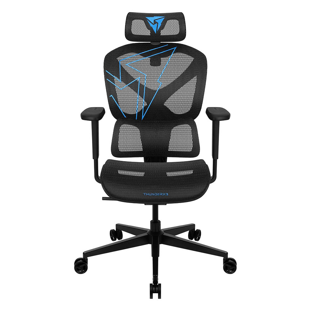 Cadeira Gamer Ergonomica ThunderX3 YTC Mesh Preta / Azul - 83468