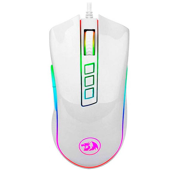 Mouse Gamer Redragon Cobra Lunar Branco RGB - M711W