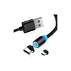 Cabo de Dados Carregador Magnético USB P/ V8 Hi Turbo - T-727A