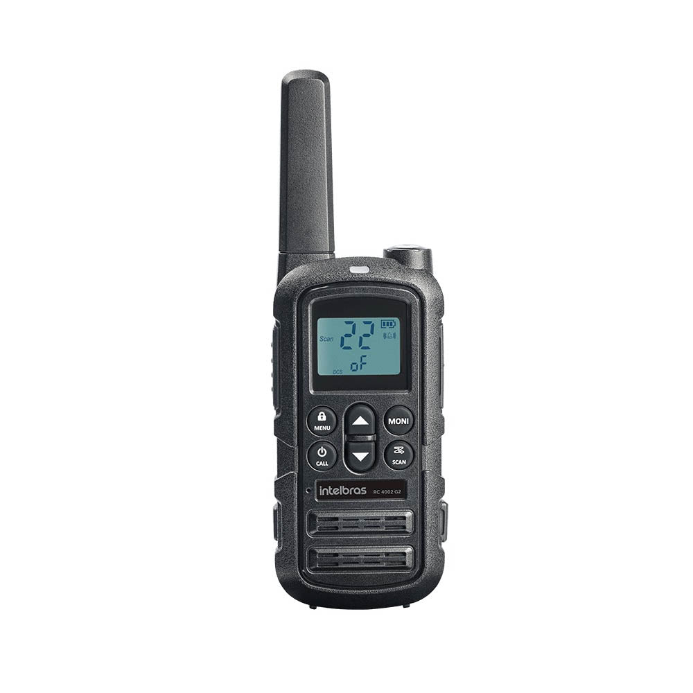 Radio de Comunicação Walkie Talkie Intelbras 20KM RC4002 G2 - 4160049