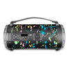 Caixa De Som Portátil Pulse Bazooka Paint Blast II 120w Bluetooth FM/AUX/SD/USB/P10 - SP362