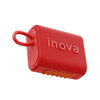 Caixa de Som Portátil Bluetooth Inova Go 3 Bluetoth, USB, Cartão de Memória, Vermelho - RAD12417