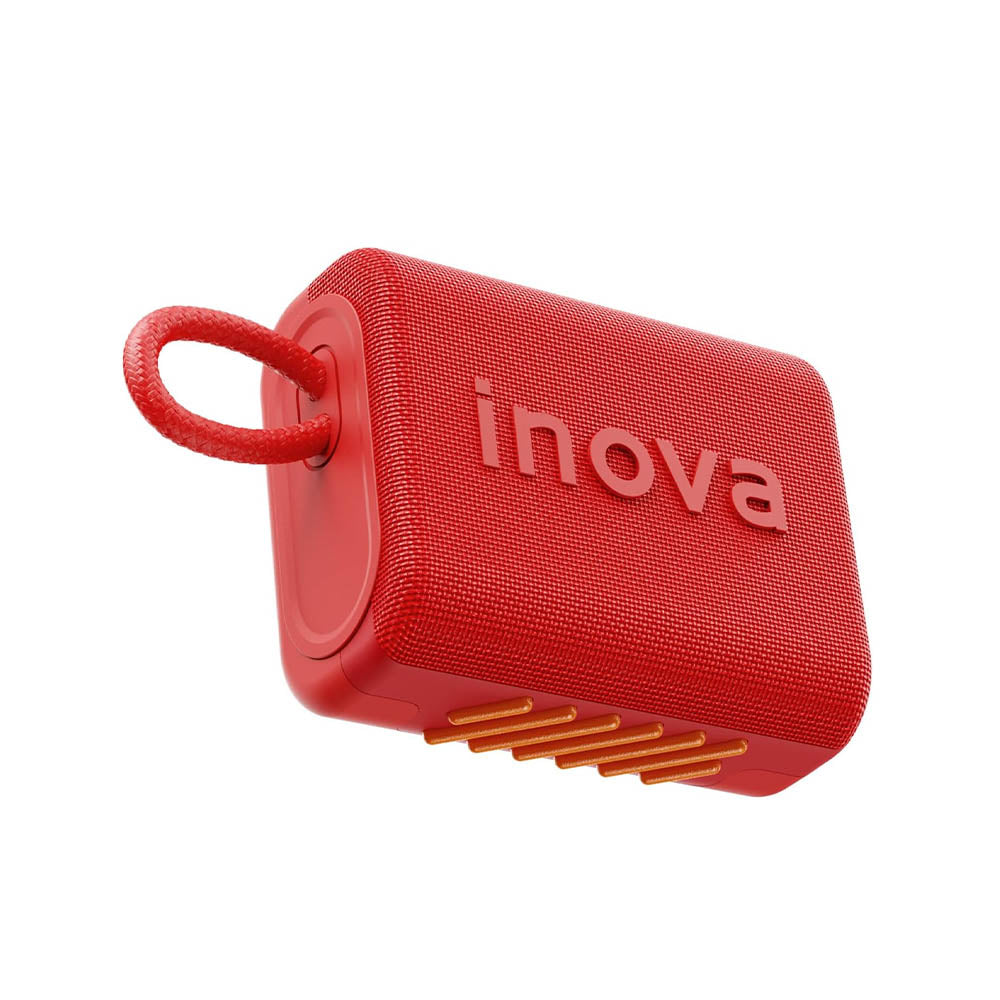 Caixa de Som Portátil Bluetooth Inova Go 3 Bluetoth, USB, Cartão de Memória, Vermelho - RAD12417