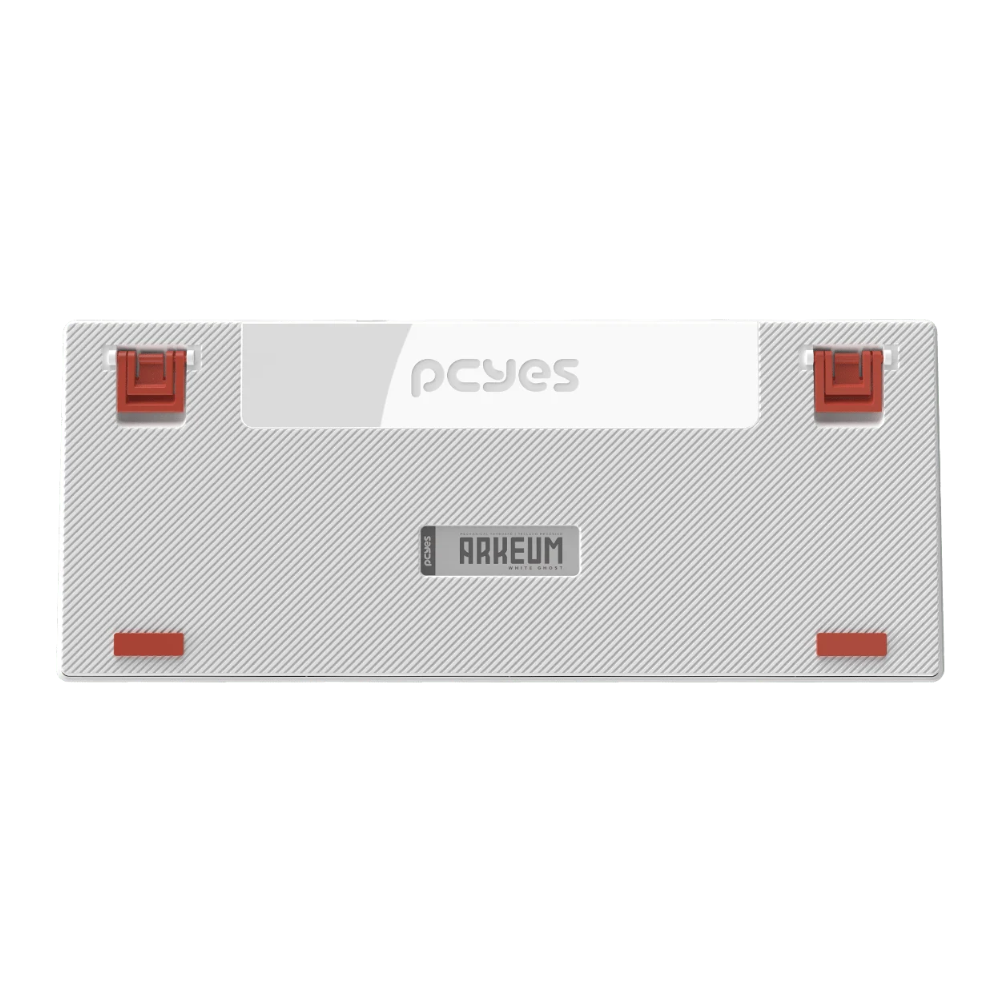 Teclado Gamer Mecanico PCYes Arkeum 75% White Ghost - Switch Blue - AKWG75BBR
