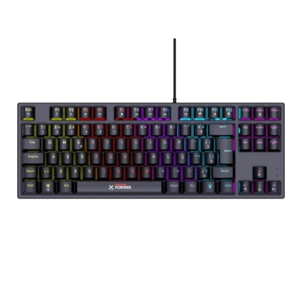 Teclado Mecanico Gamer Fortrek Gravity 80 TKL Switch Outemu C/ Fio Vermelho - 82996
