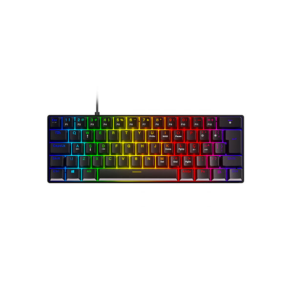 Teclado Gamer Mecanico PCYes Zot Outemu Blue Hotswap RGB Preto - PZOHBLRGB