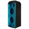 Caixa De Som Bluetooth Polyvox Torre Amplificada 1000W TWS Full Led Preta - XT-665T