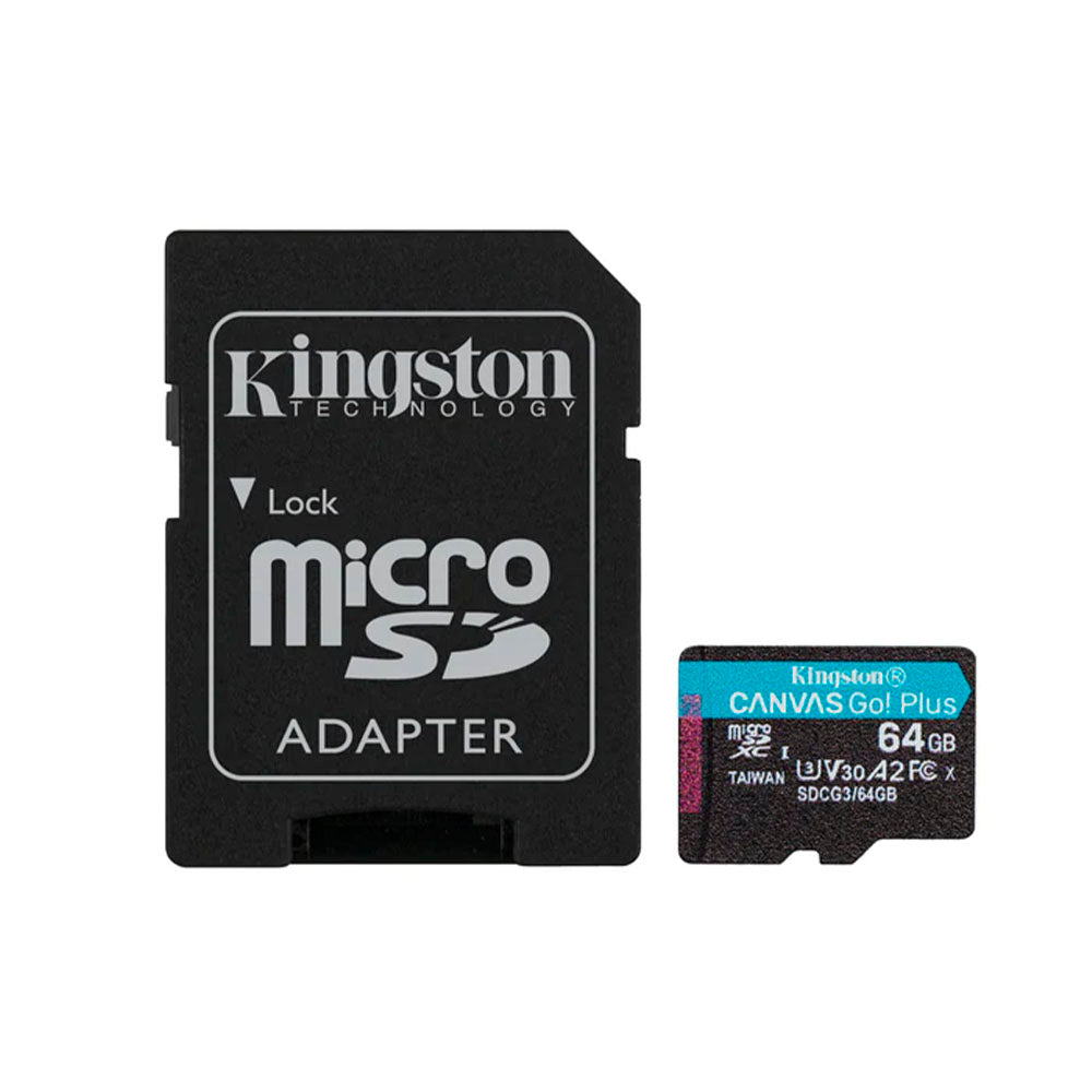 Cartão de Memória MicroSD 64GB Canvas Go Plus UHS-I SDCG3/64Gb