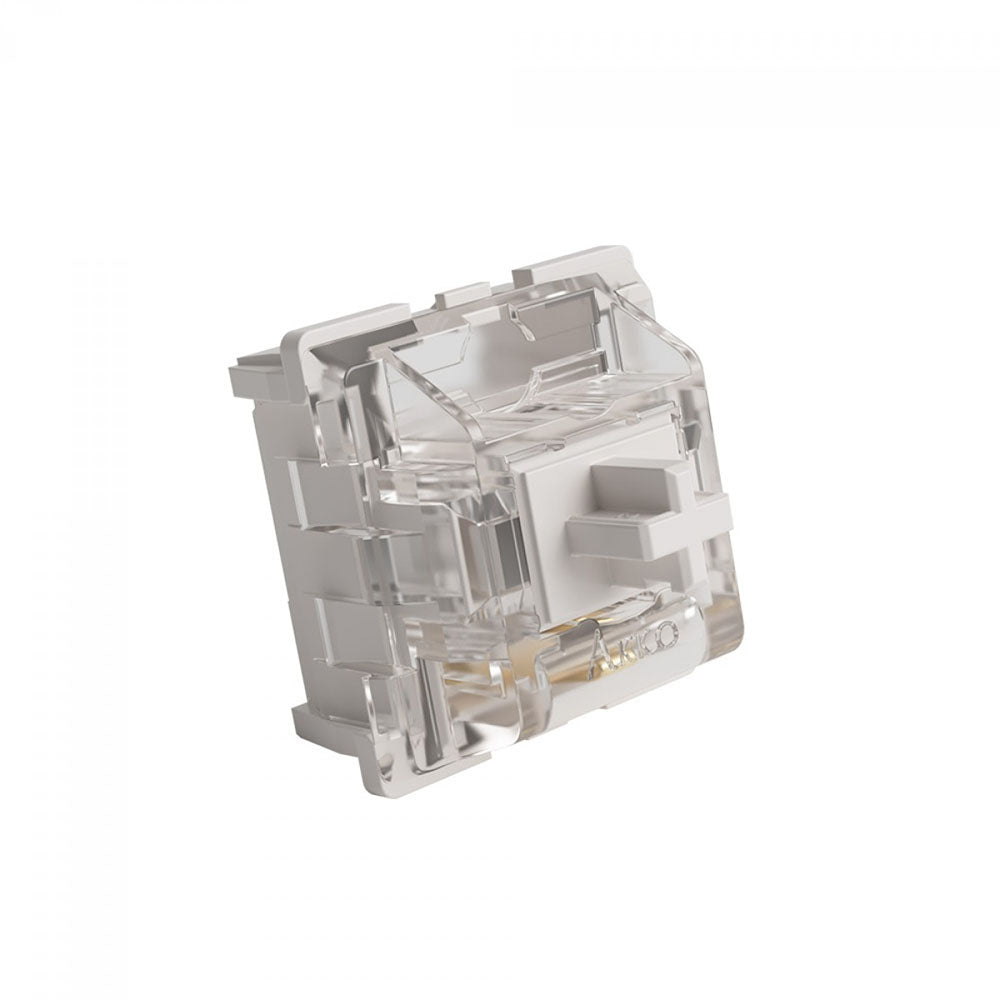Kit Com 45 Switches Para Teclado Mecanico Akko Linear Vintage White