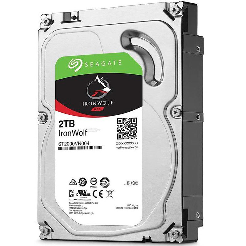 Hd Para Servidor Nas 2tb Seagate Ironwolf Sata 6gb/S 64mb - St2000vn004