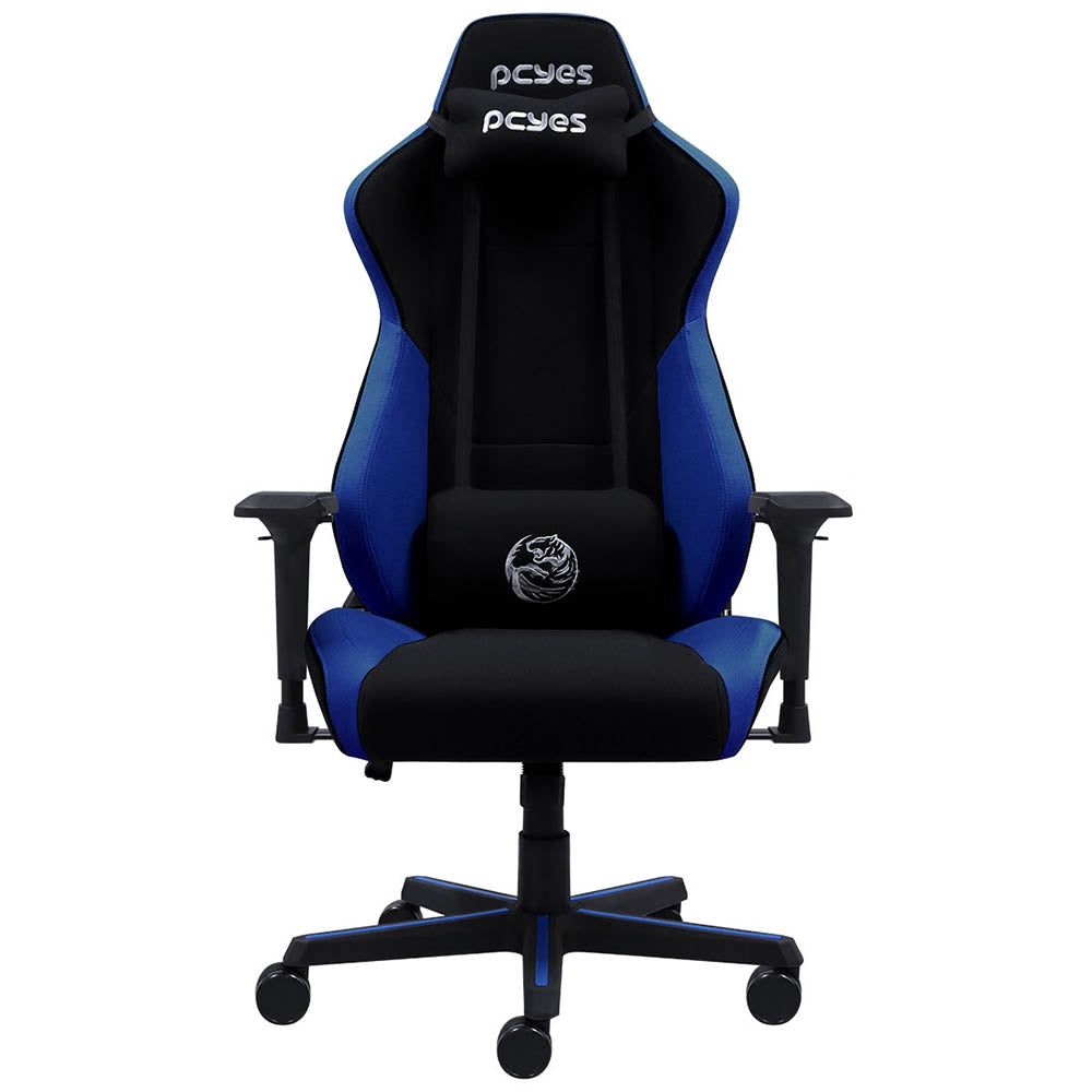 Cadeira Gamer PCYes Mad Racer V8 Turbo Preta / Azul - V8TBMADAZ