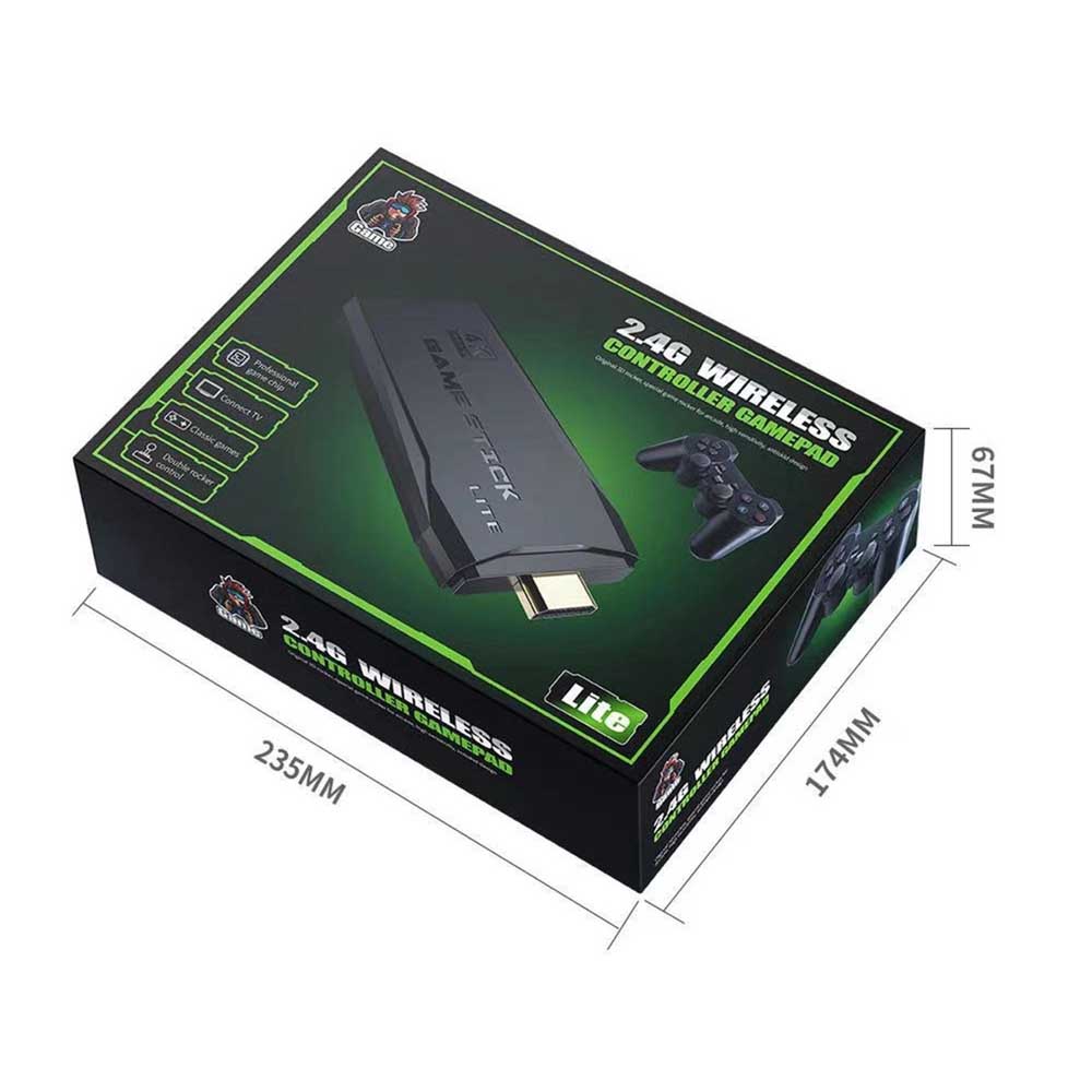 Console Video Game Retrô Wireless Gamepad Stick C/ 2 Controles