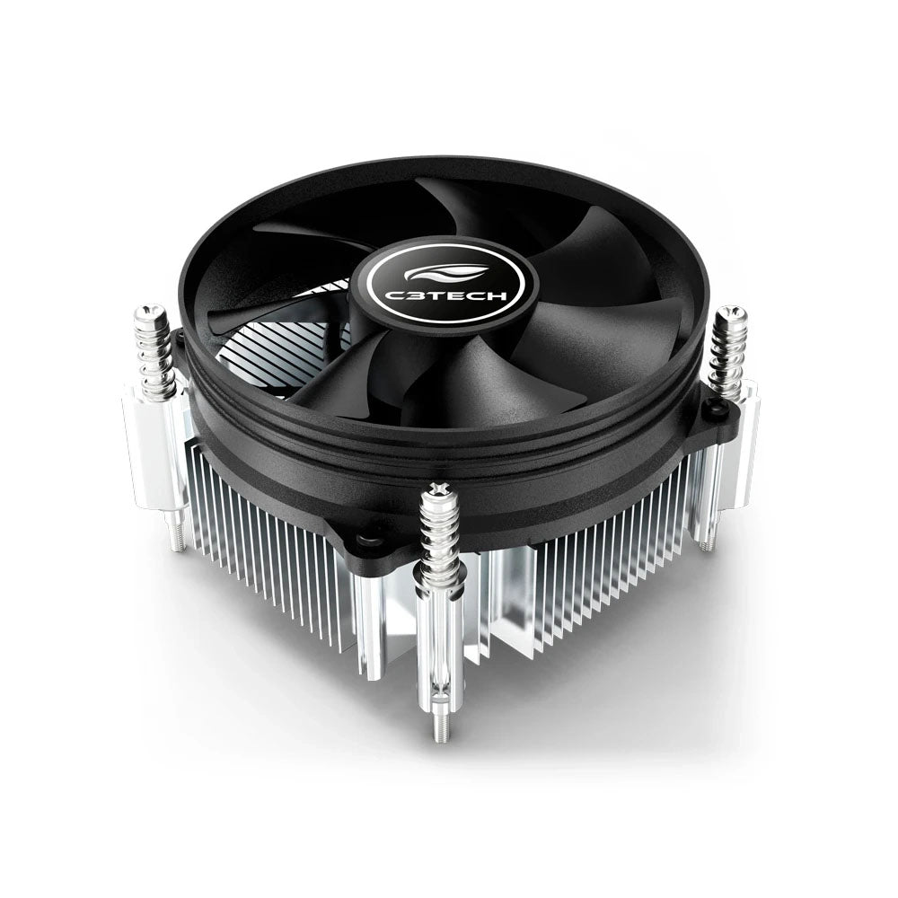 Cooler Para Processador Intel 1155, 1151, 1150, 1200 / 1700 C3Tech - FC-20BK