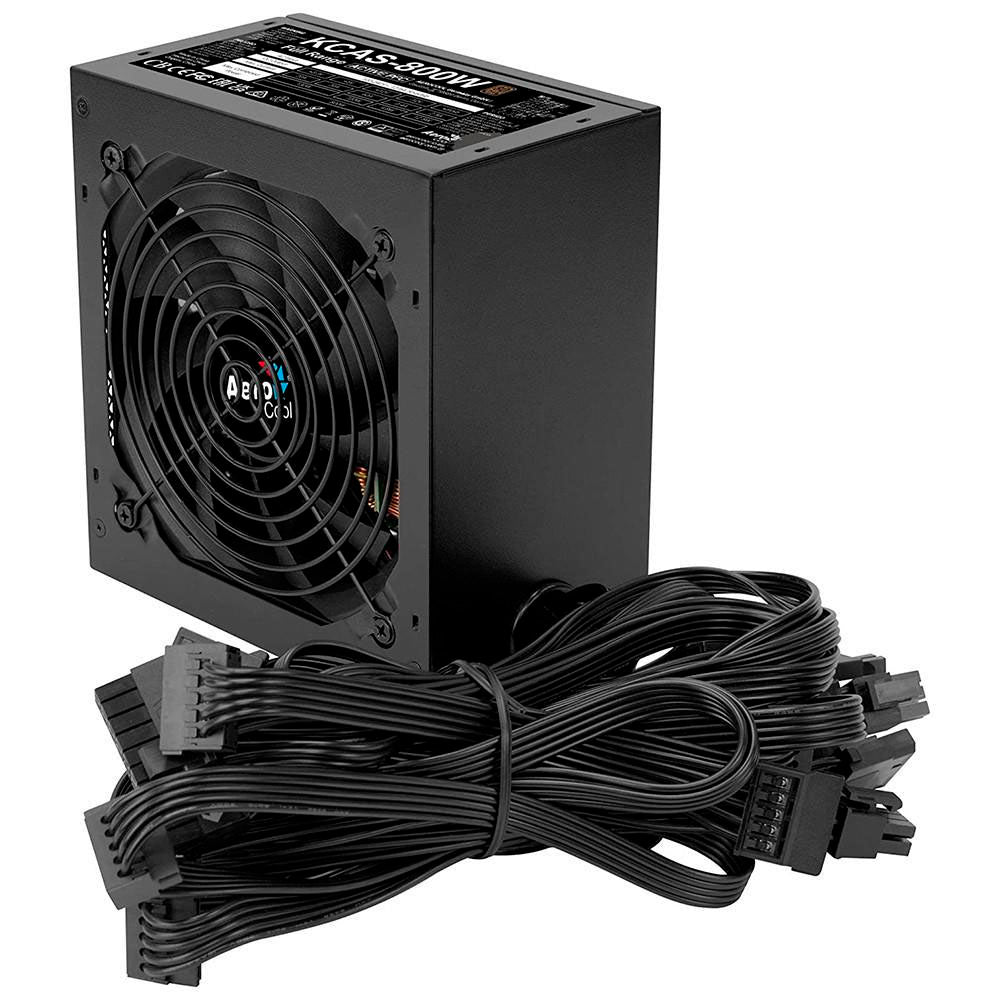 Fonte Real Atx 800w Aerocool Kcas 80 Plus Pfc Bronze - 79602