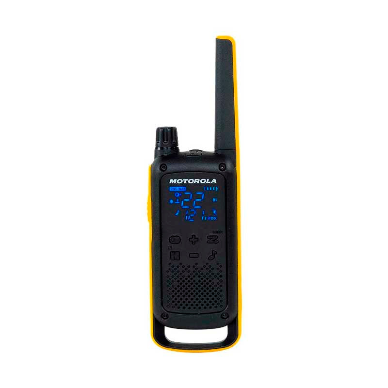 Radio De Comunicacao Walkie Talkie Motorola Talkabout T470br 35 Km Amarelo/Preto