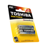 Pilha Alcalina Pequena AA 1.5V Toshiba High Power LR6GCP (Cartela C/2 Pilhas) - 72448