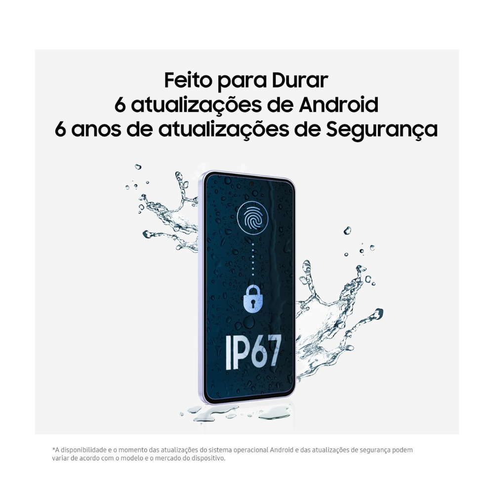 Smartphone Samsung Galaxy A36 5G 128Gb 6Gb Ram Octa Core Tela 6.7" Preto - SM-A366EZKRZTO