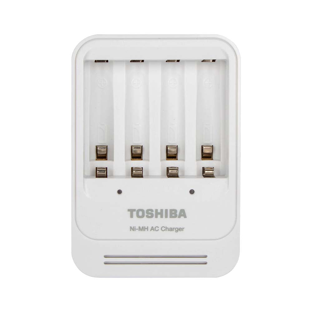 Carregador De Pilhas Toshiba C/ 4 Pilhas AA 2600Mah - TNHC-6GAE4 CB