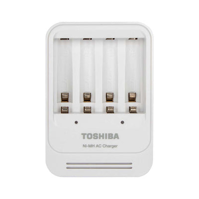 Carregador De Pilhas Toshiba C/ 4 Pilhas AA 2600Mah - TNHC-6GAE4 CB
