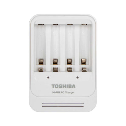 Carregador De Pilhas Toshiba C/ 4 Pilhas AA 2600Mah - TNHC-6GAE4 CB